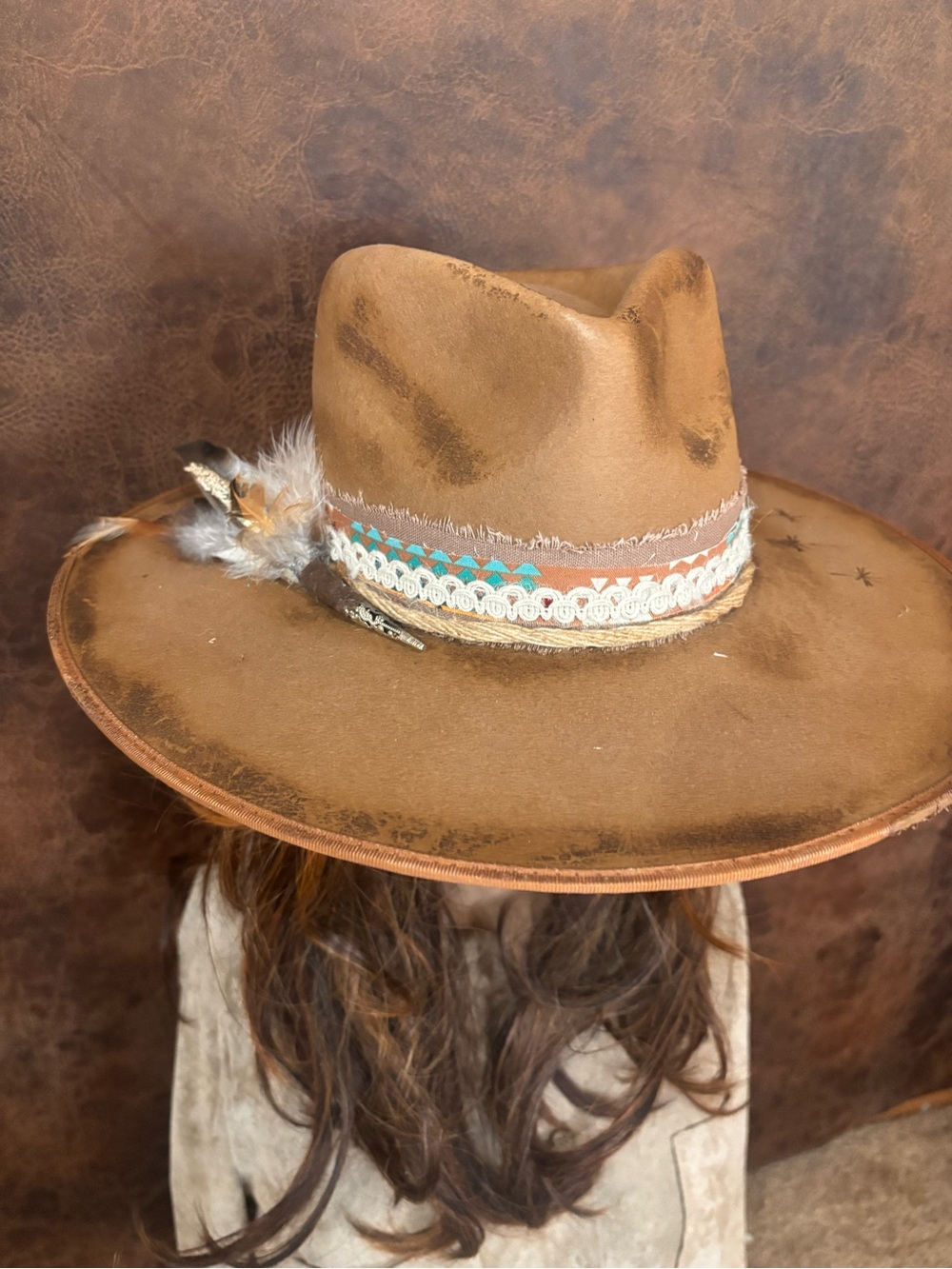 Custom made cowboy hat - Picture 2 of 7